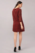 Sequin Stripe Dress
