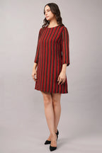 Sequin Stripe Dress