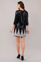Sequinned Trangle Dress