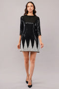 Sequinned Trangle Dress