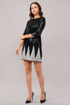 Sequinned Trangle Dress