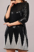 Sequinned Trangle Dress