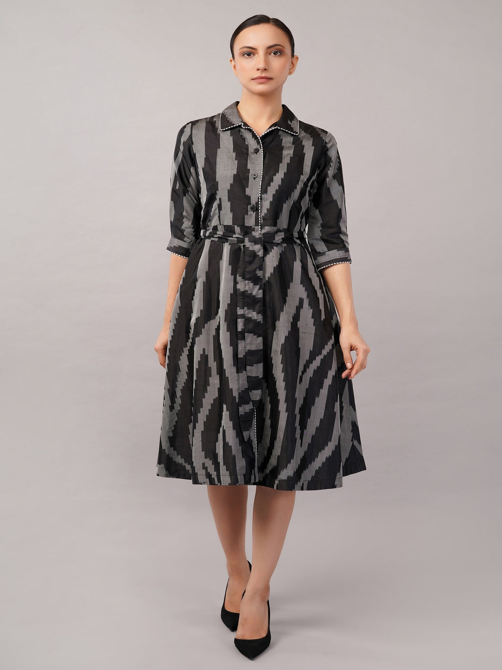Zebra Ikat Dress