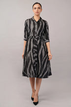 Zebra Ikat Dress
