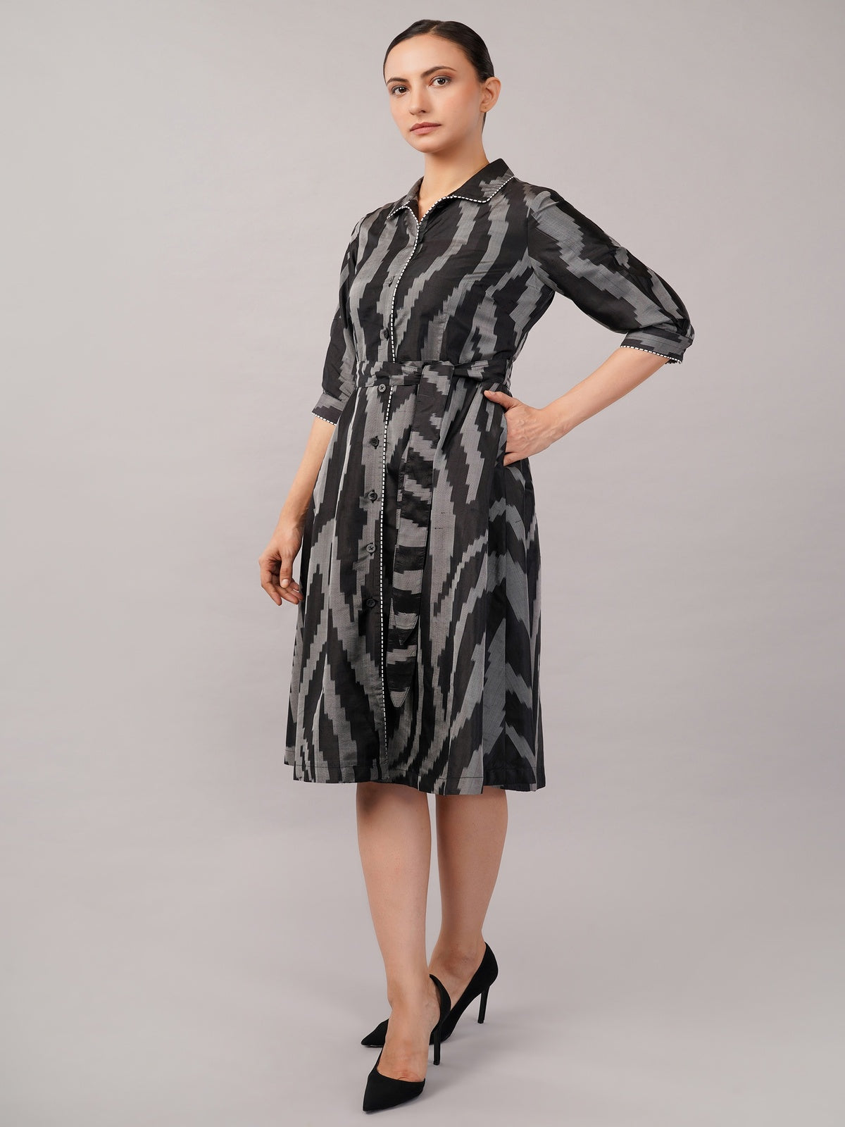 Zebra Ikat Dress
