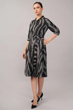 Zebra Ikat Dress