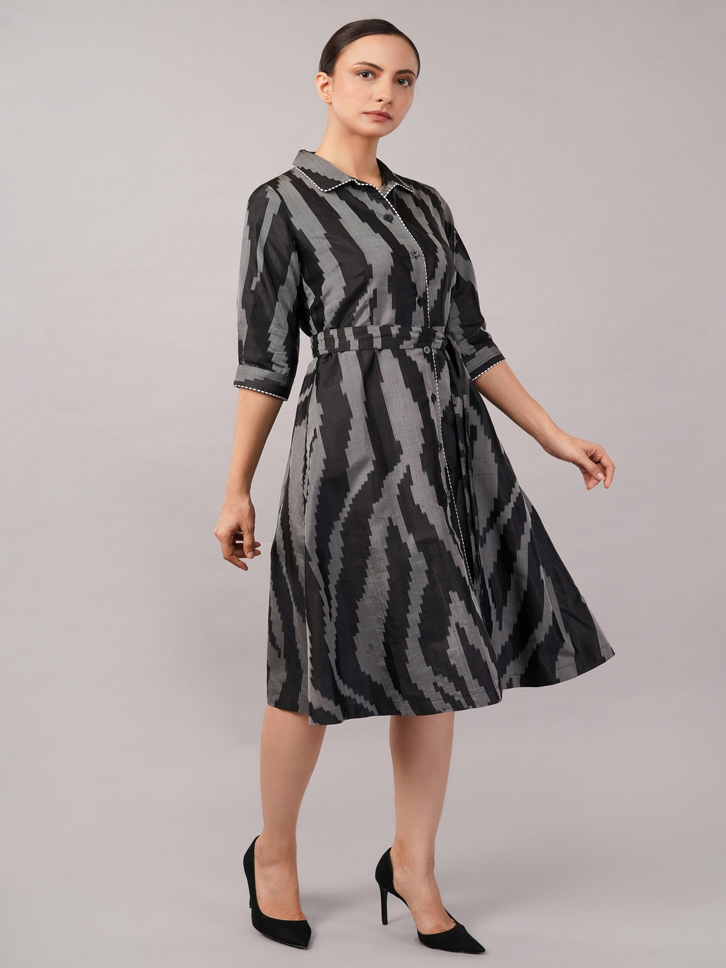 Zebra Ikat Dress