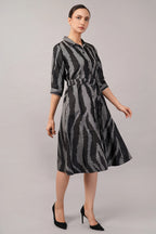 Zebra Ikat Dress