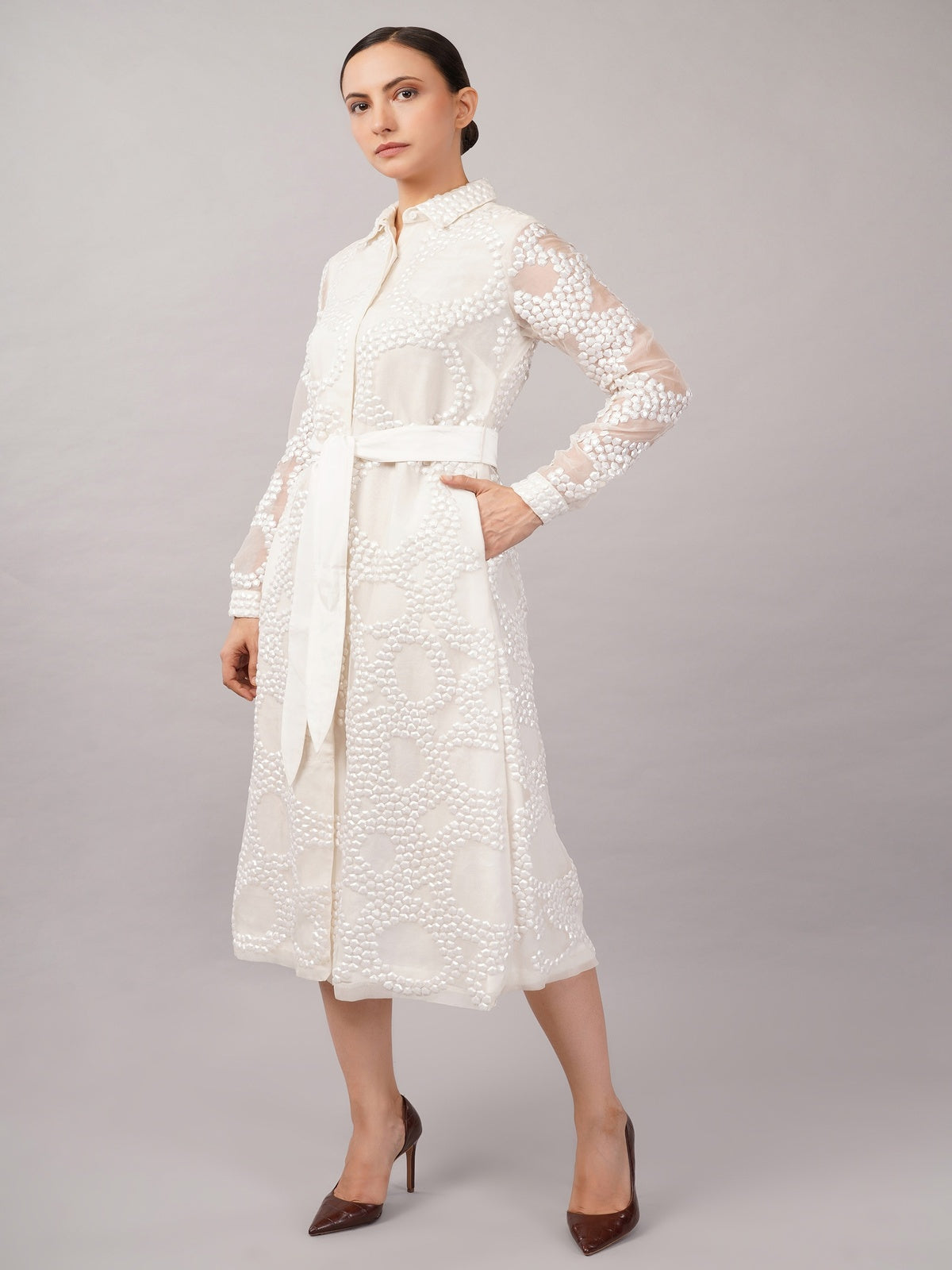 French Cut Rings Dress