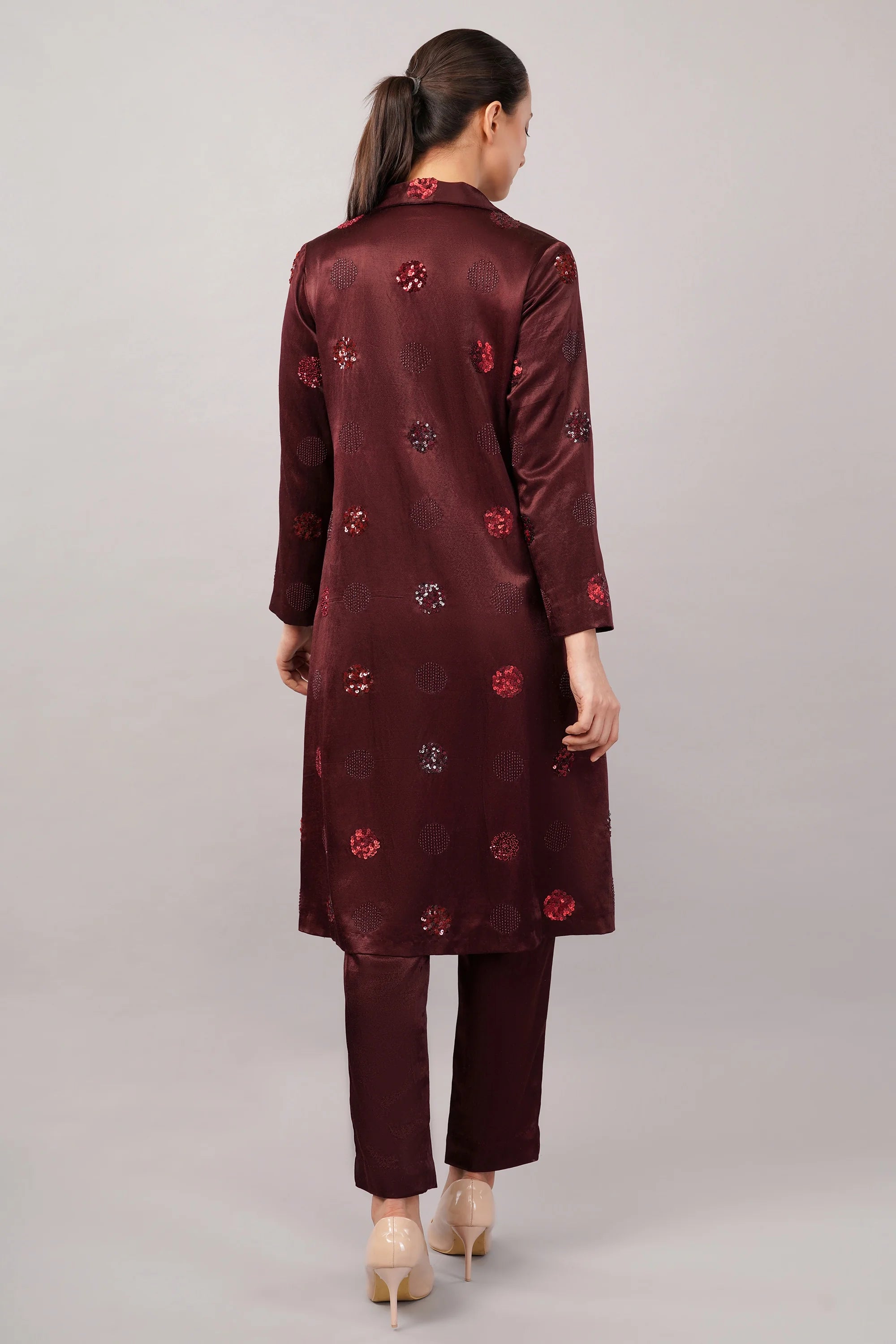 Polka Dot Jacket Cherry