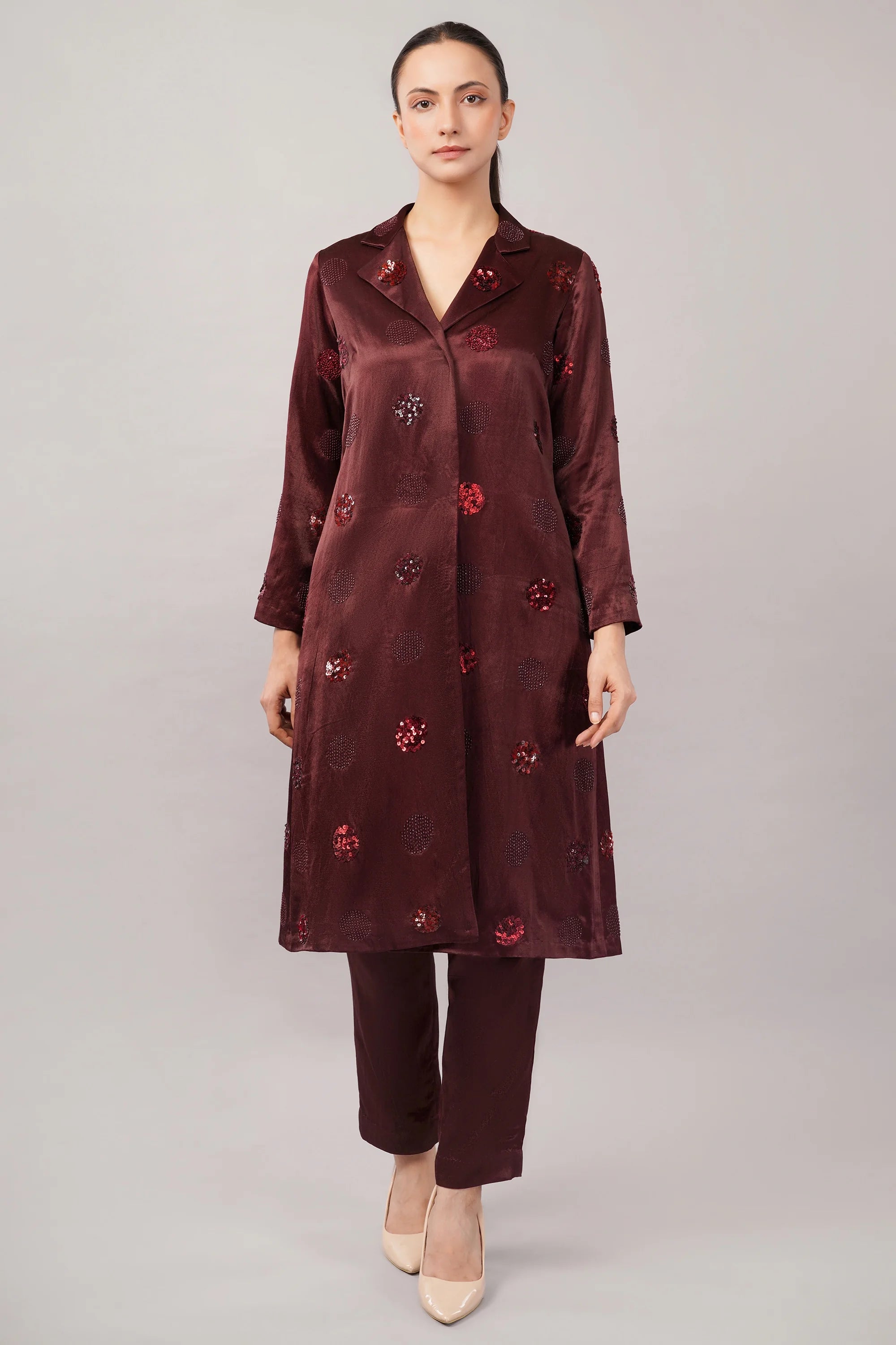 Polka Dot Jacket Cherry