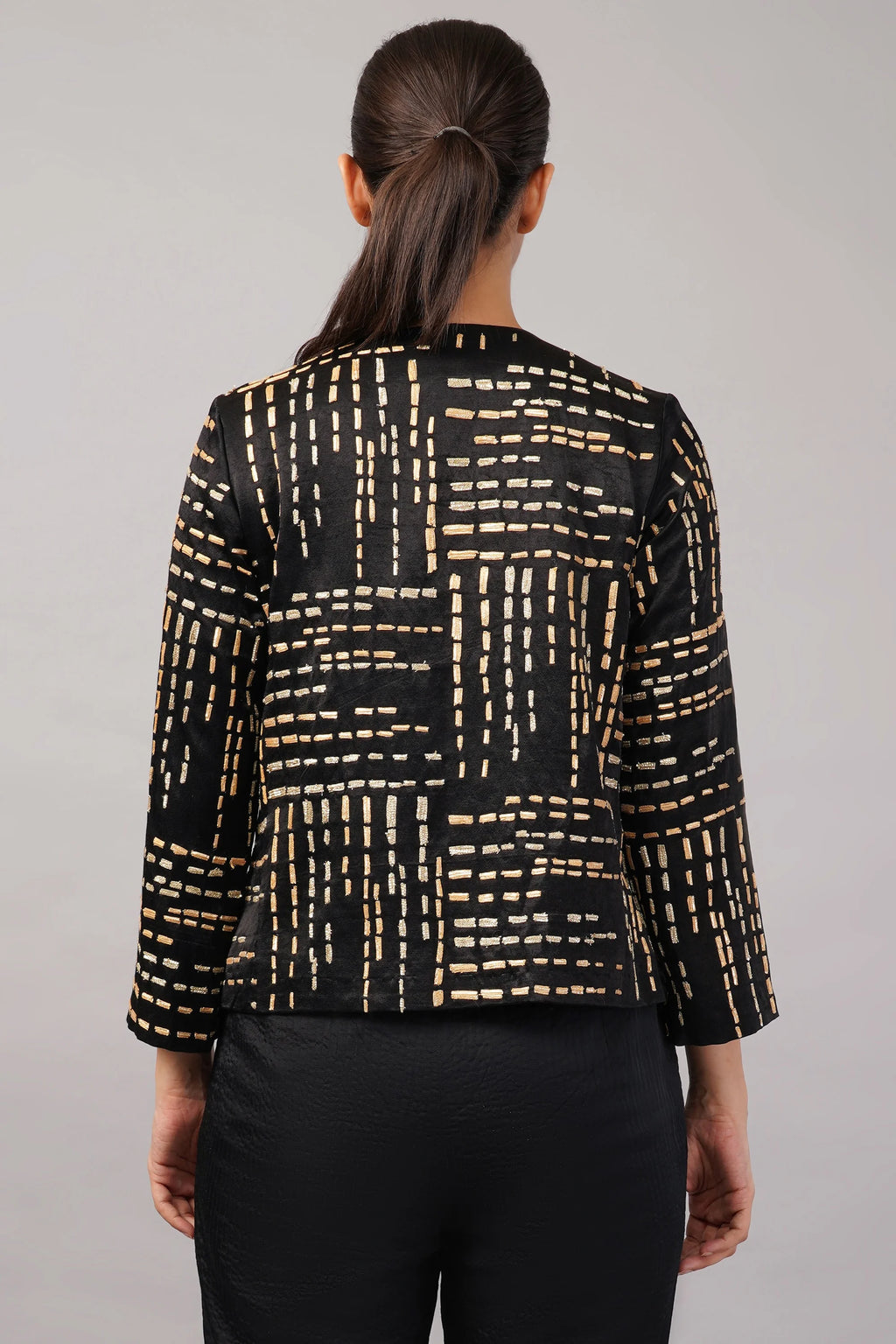 Gota Dash Jacket Black & Gold