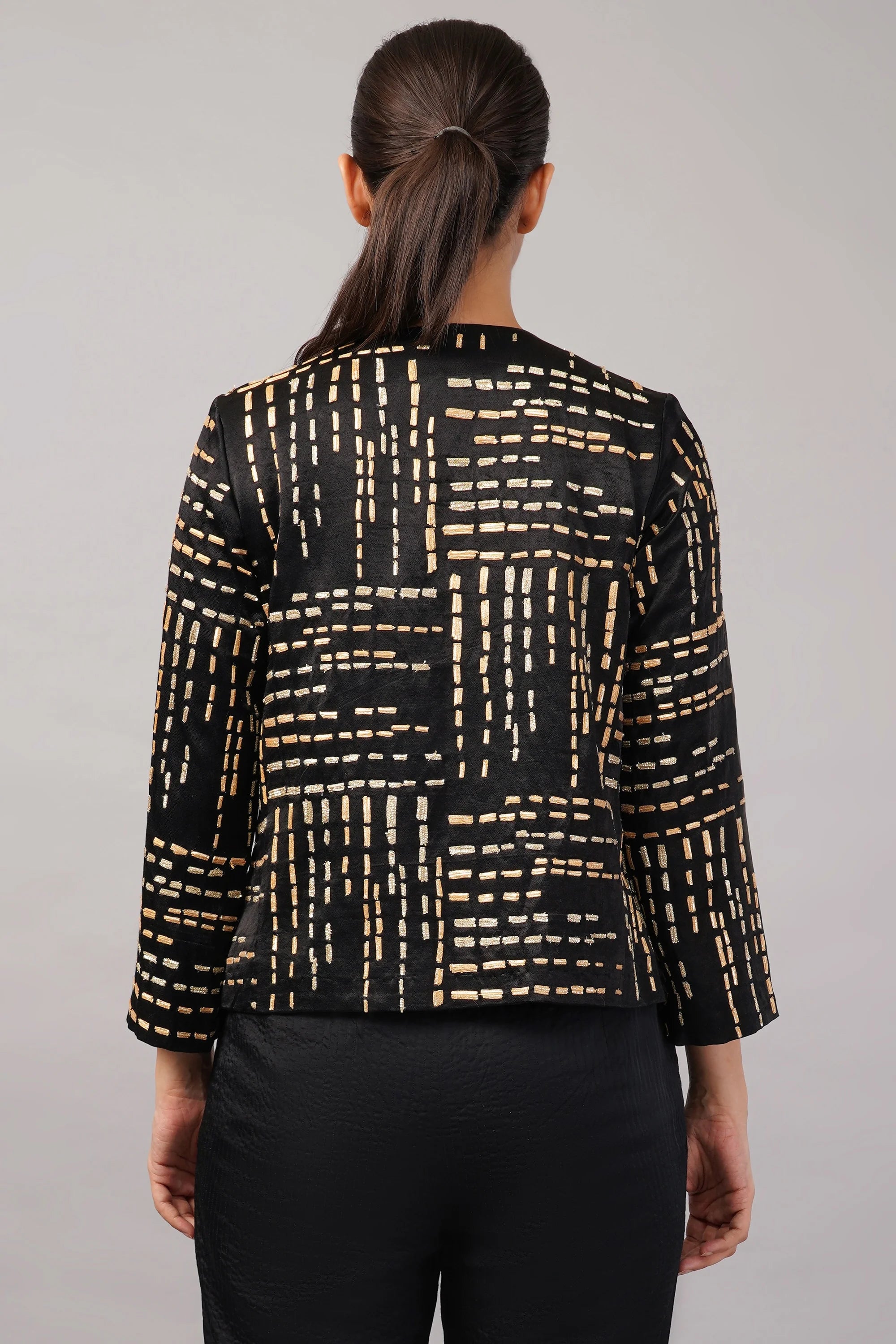 Gota Dash Jacket Black & Gold