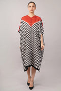 Checkerboard Ikat Kaftan