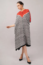 Checkerboard Ikat Kaftan