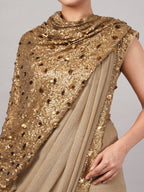 Dot Print Saree