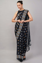 Dot Cutwork Saree
