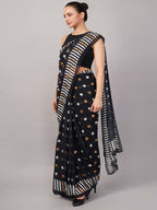 Dot Cutwork Saree