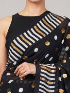 Dot Cutwork Saree