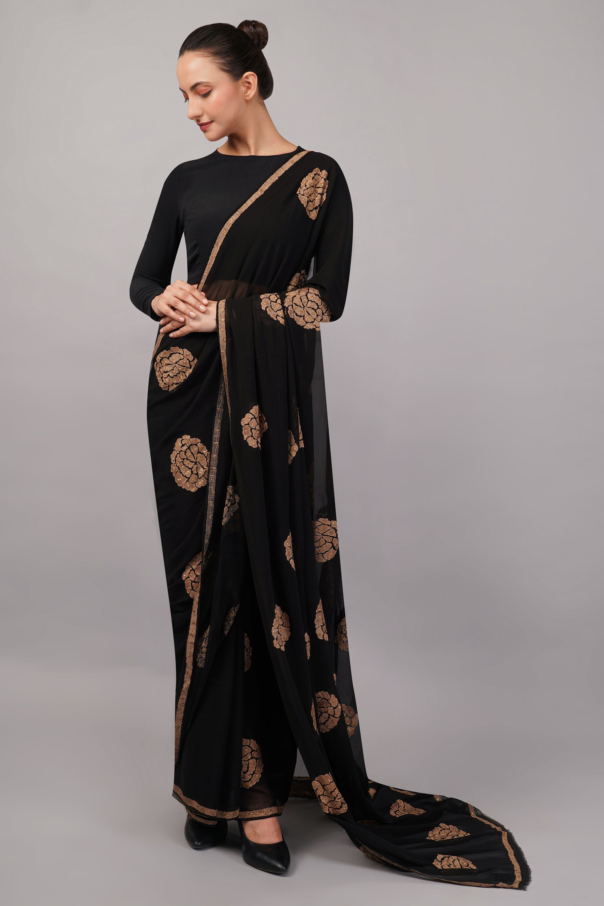 Aari Flower Saree