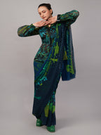 Jungle Organza Saree
