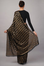 Sequinned Tiles Saree