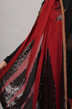 Sequinned Trangle Saree