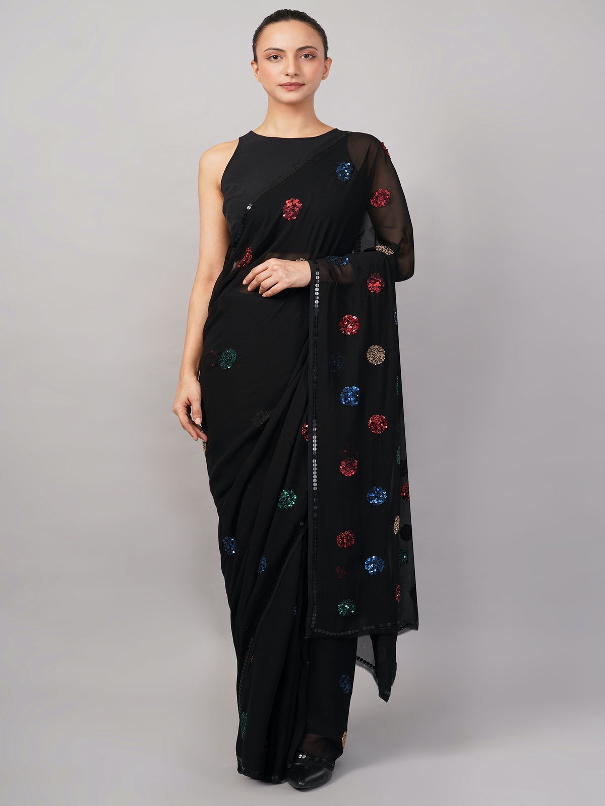 Polka Dot Saree
