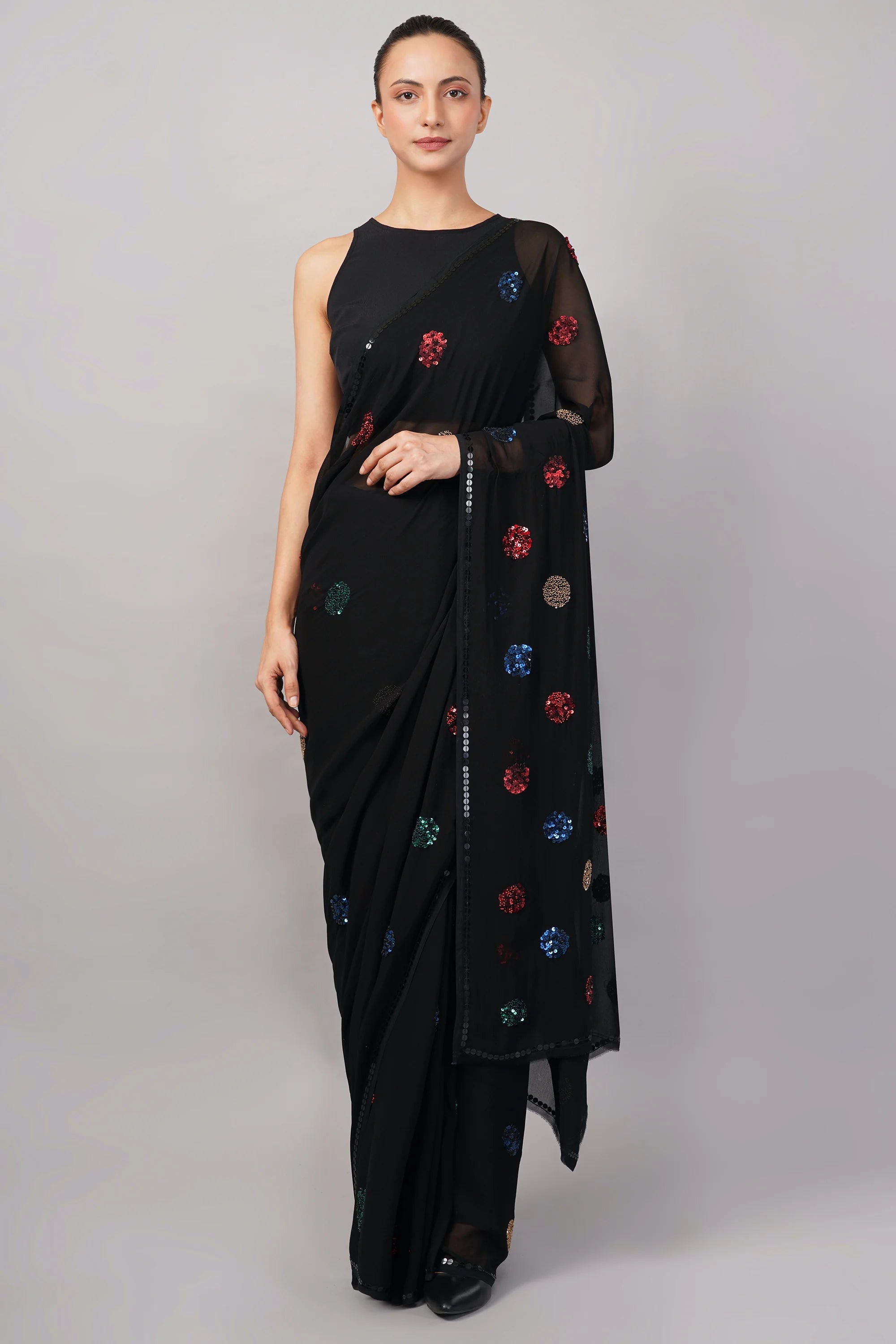 Polka Dot Saree