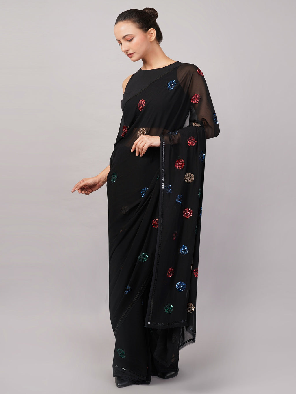 Polka Dot Saree
