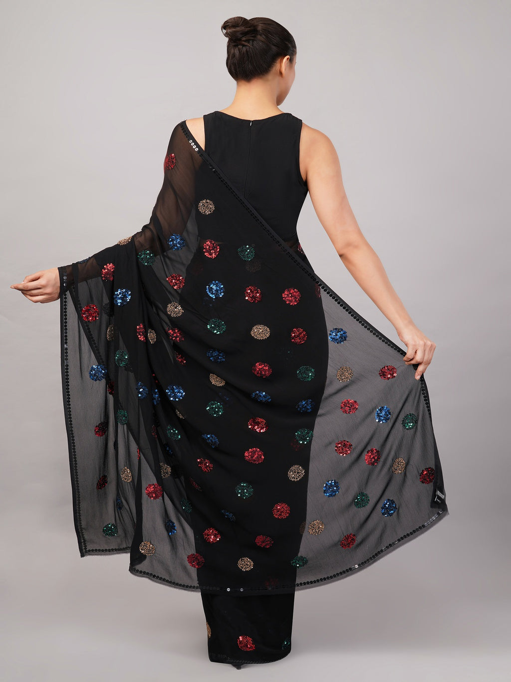 Polka Dot Saree