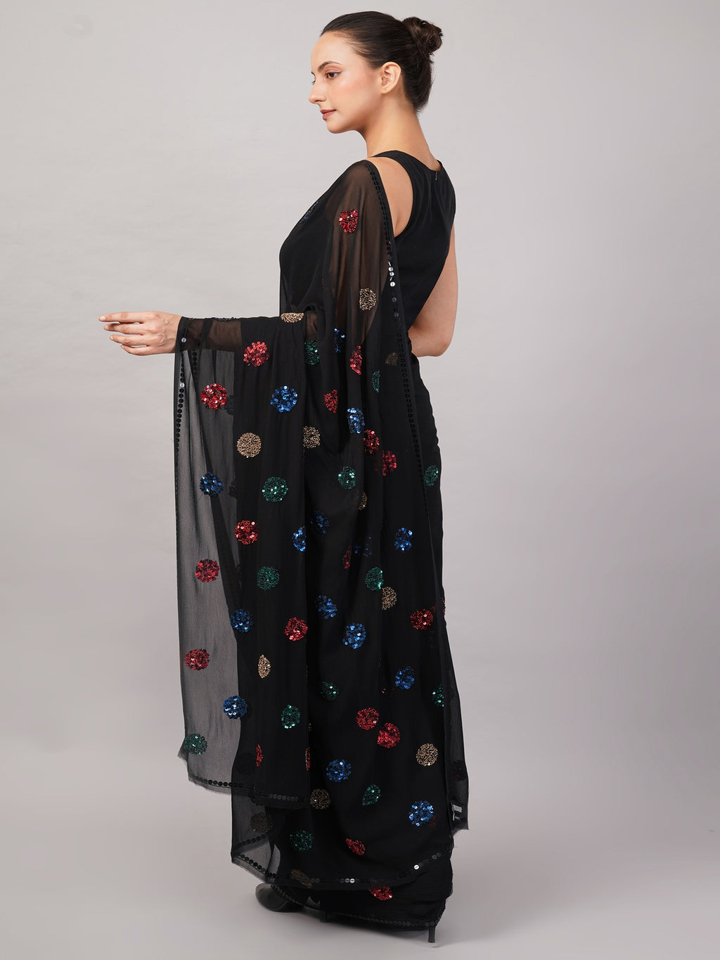 Polka Dot Saree