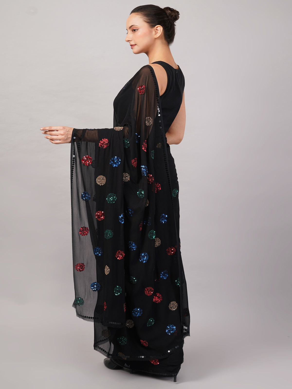 Polka Dot Saree