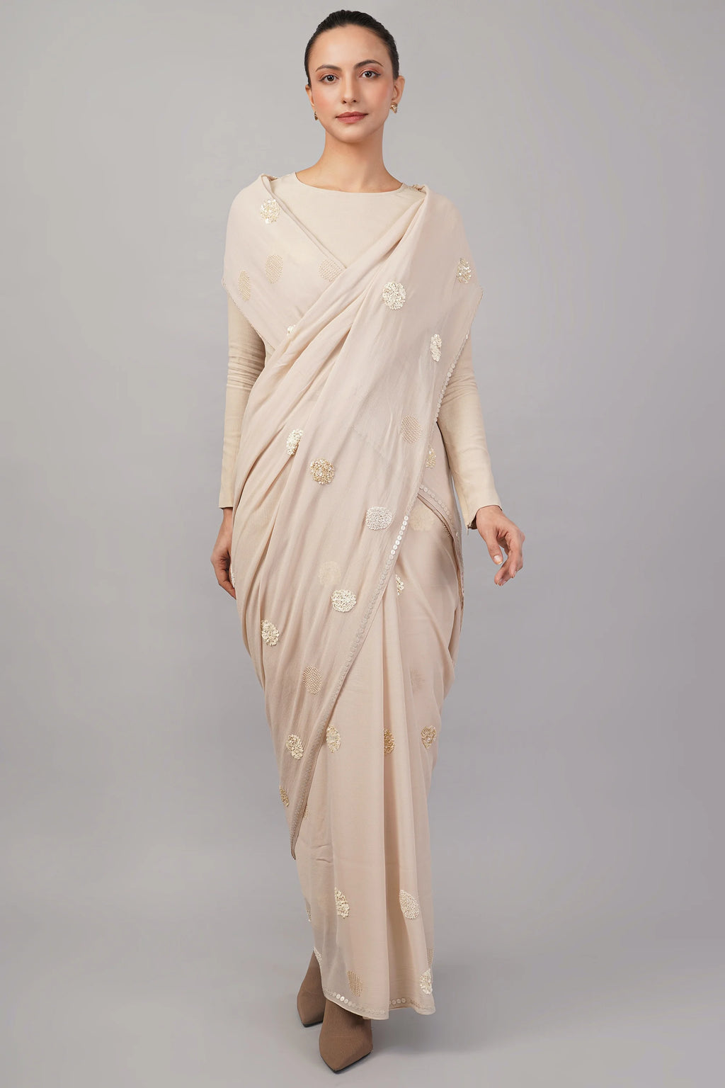 Polka Dot Saree