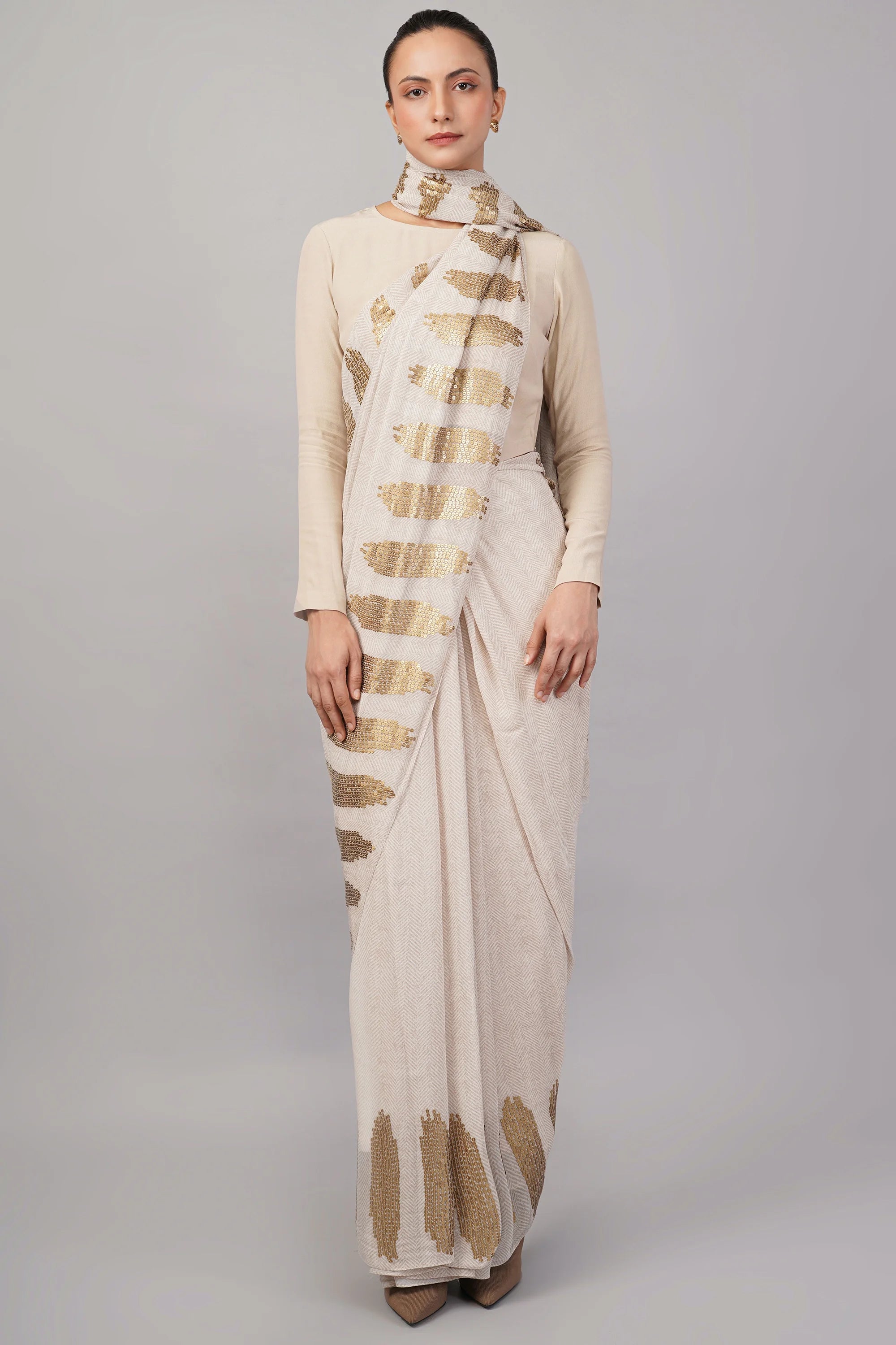 Brushstroke Saree