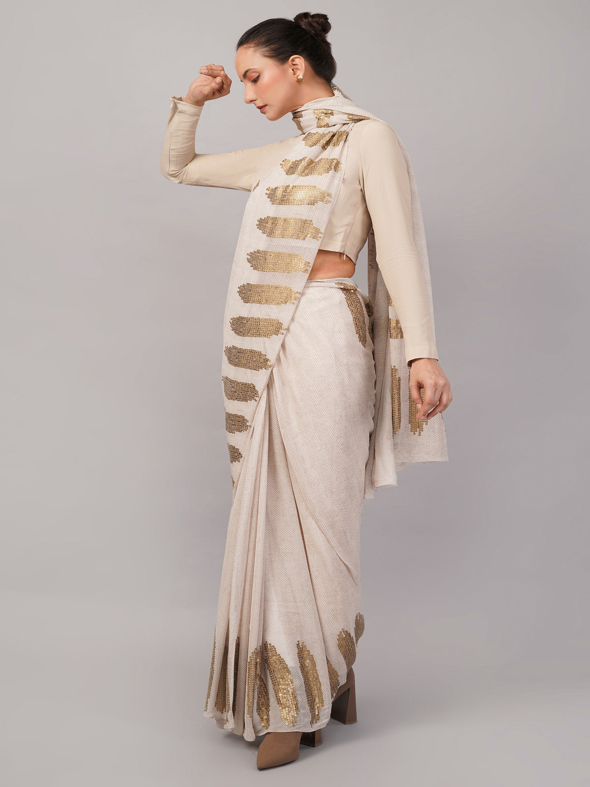 Brushstroke Saree