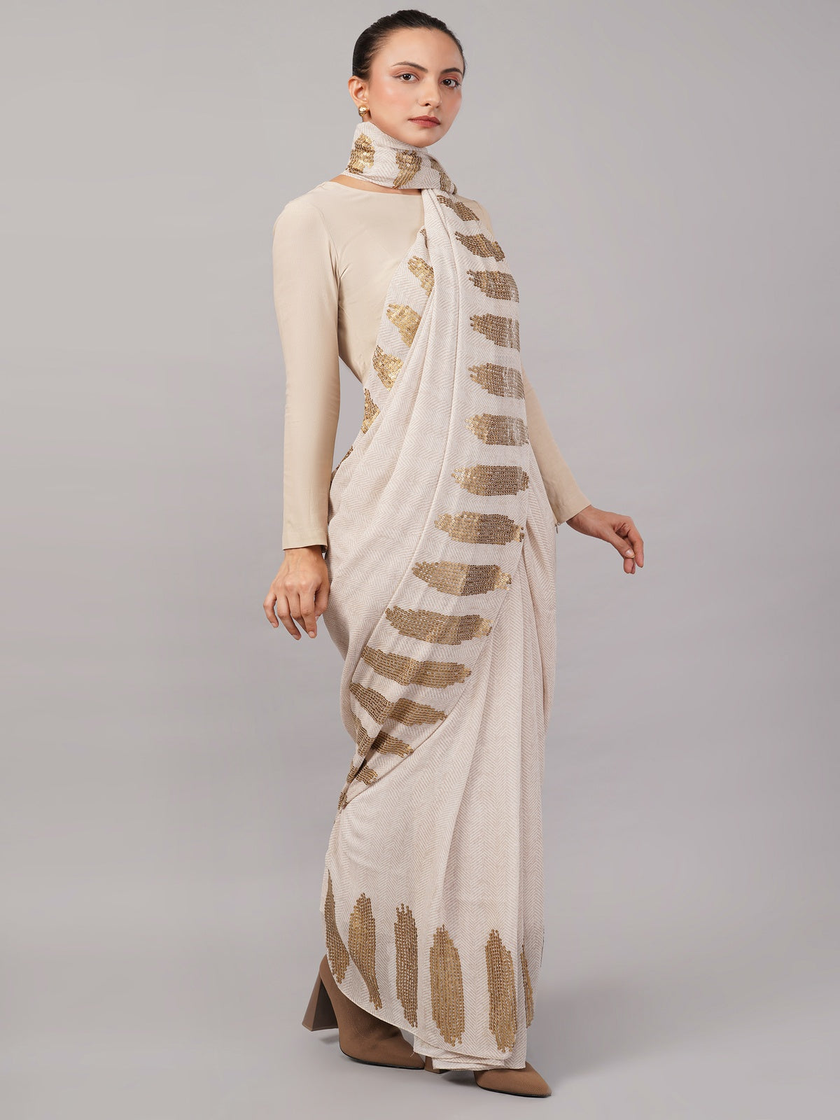 Brushstroke Saree