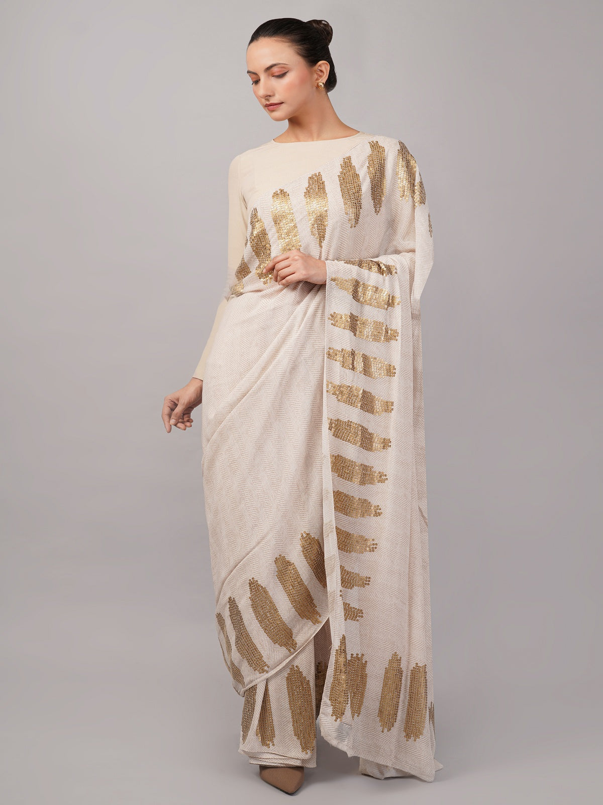 Brushstroke Saree