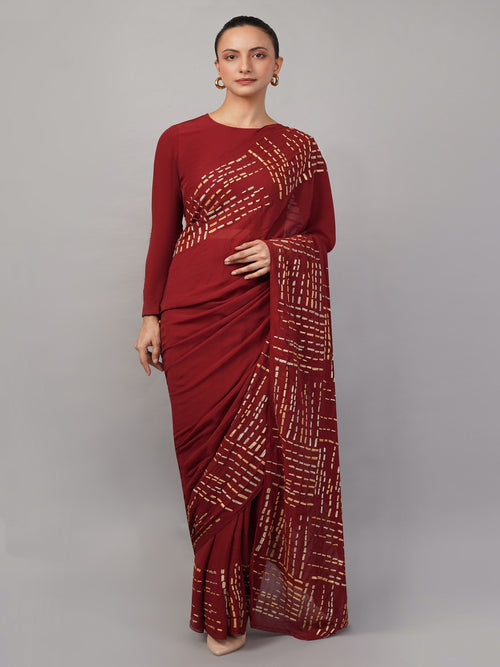 Gota Dash Saree