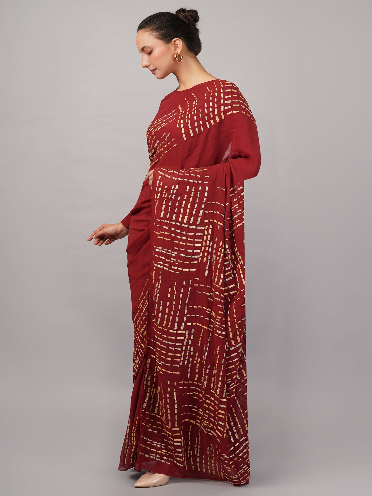 Gota Dash Saree
