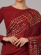 Gota Dash Saree