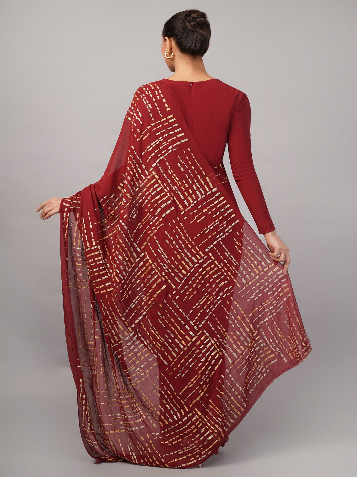 Gota Dash Saree
