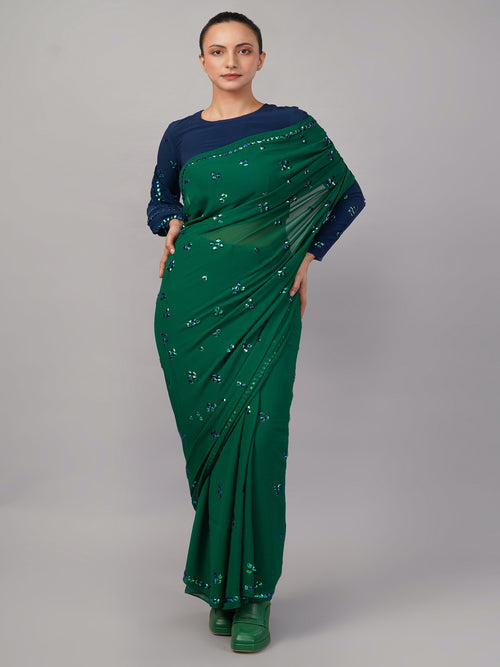 French Cut Saree