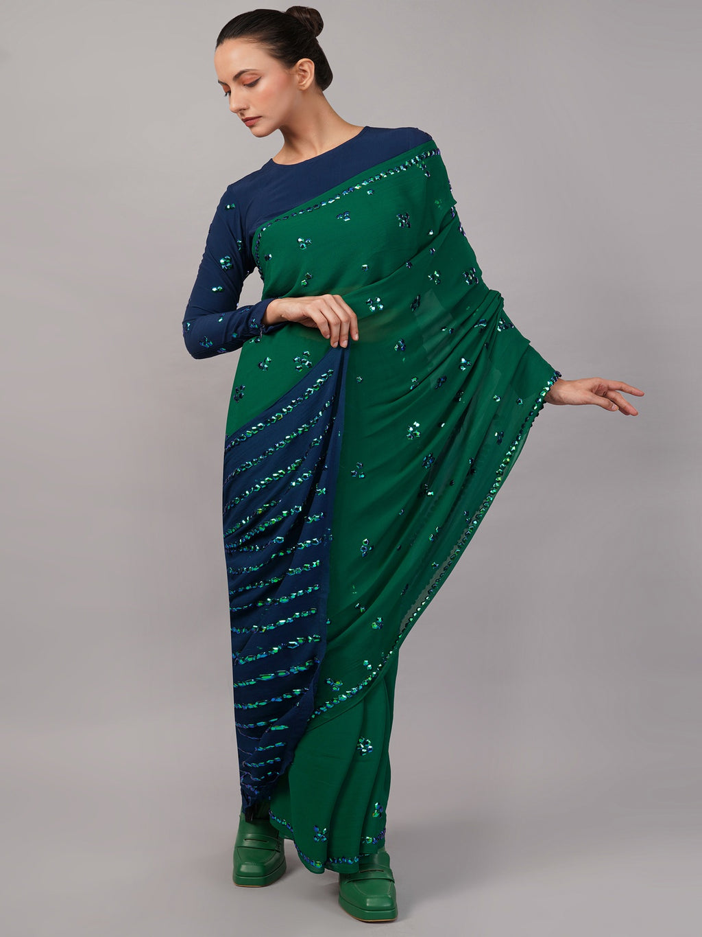 French Cut Saree