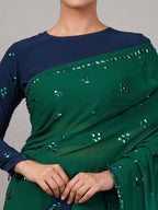 French Cut Saree