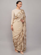 French Cut Rings Saree