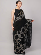 French Cut Rings Saree