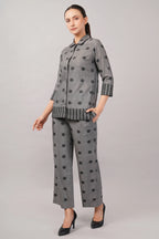 Dot Cutwork Shirt