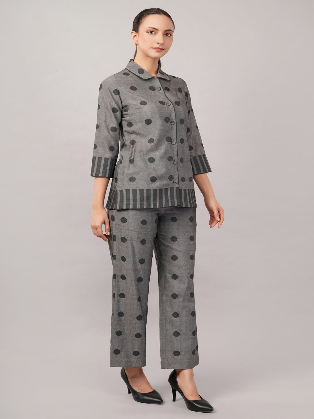 Dot Cutwork Shirt