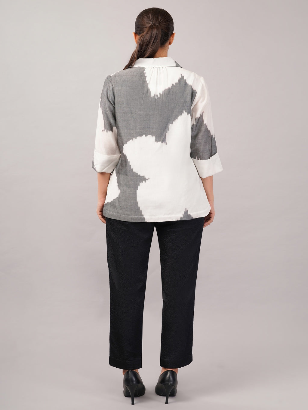 Ikat Flower Shirt